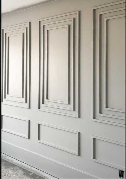 Moulure blanche pvc 4 Cm x 240 Cm